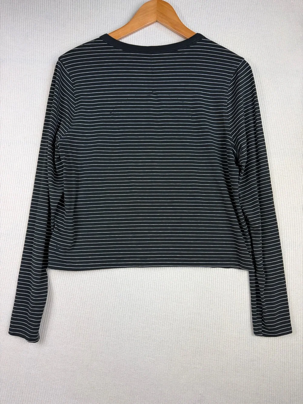 Lululemon Classic-Fit Cotton-Blend Long-Sleeve Striped Shirt Size Medium